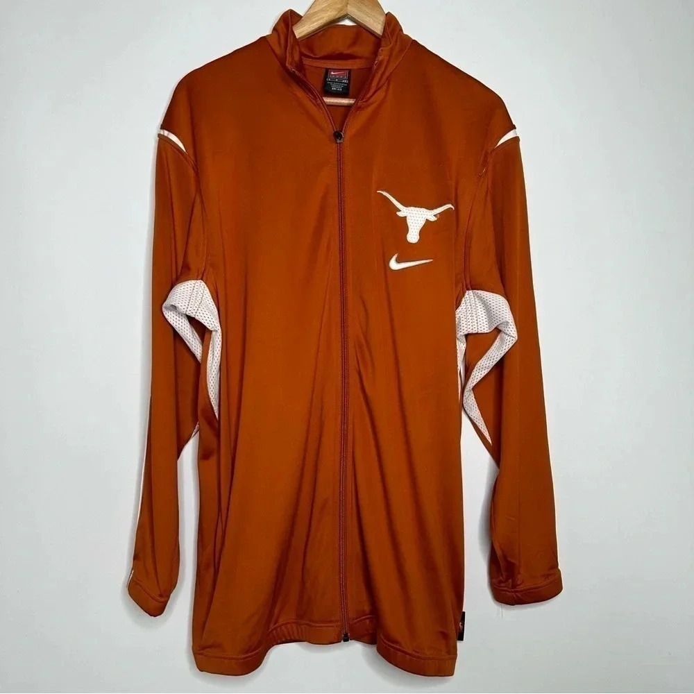 Nike Elite Texas Longhorns Authentic Apparel Full Zip Jacket Size Small - Picture 2 of 9